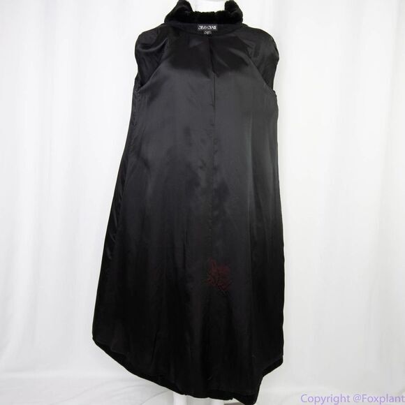 Vintage Steve by Searle black swing full length coat, vintage size 2, USA made - Picture 16 of 16